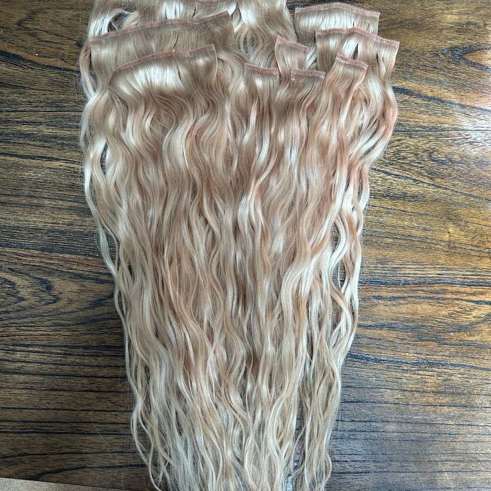 Glamseamless Beach Wave clip-ins